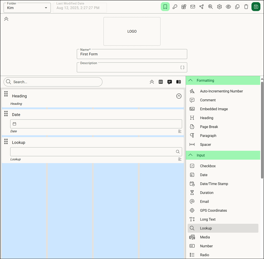 Creating Your First Form