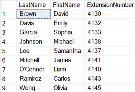Creating a Data Set Using a SQL Query