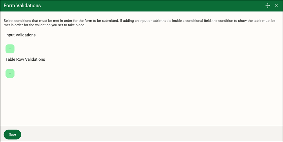 Creating Form Level Validations