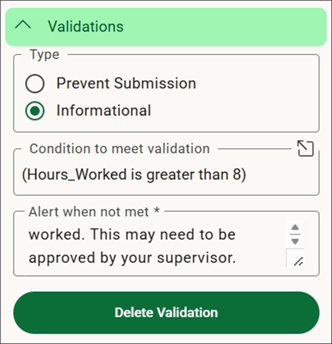 Creating Field Level Validations