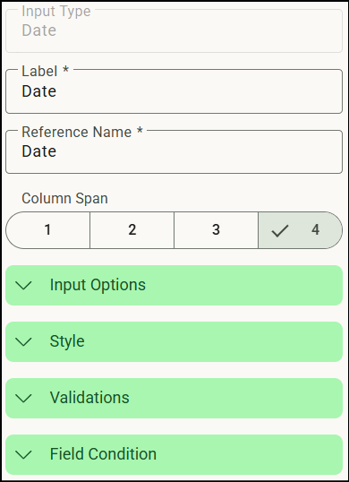 Adding a Date Input to a Form