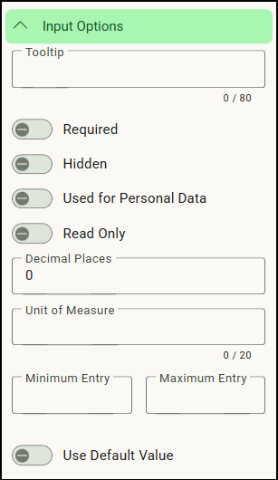 Adding a Number Input to a Form