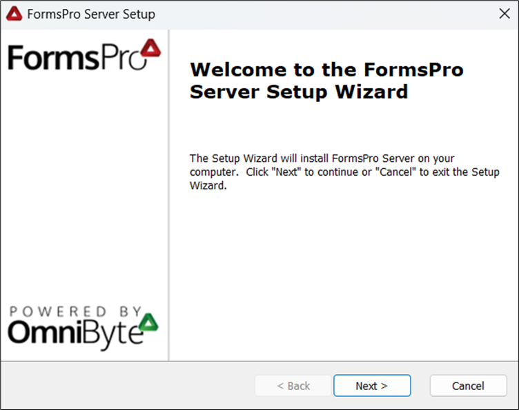 FormsPro 2510.5 Installation Instructions